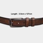 Men's Brown Pu Casual Belt, , small image number null