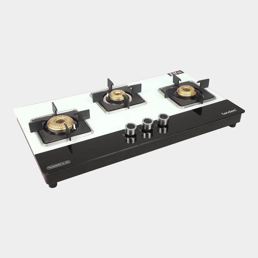 Glass Top Gas Stove, 3 Burners, , large image number null