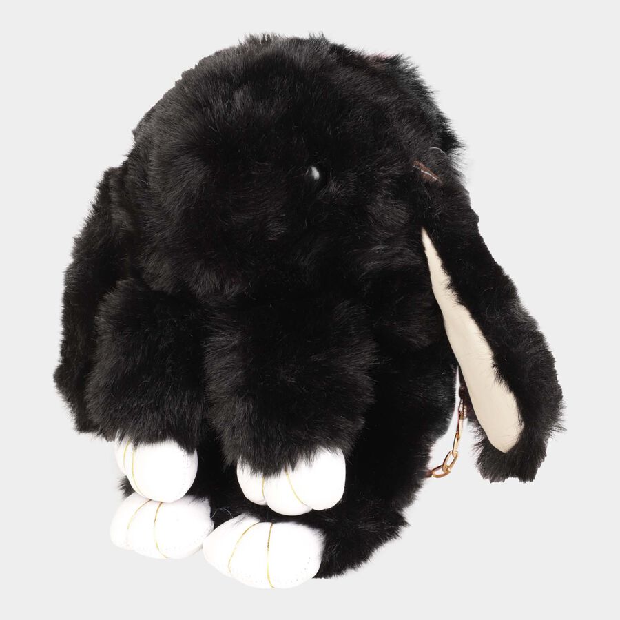 Kids' Furry Rabbit Bag, Nylon/Polyester, , large image number null