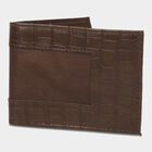 Men's Brown Polyurethane Wallet, , small