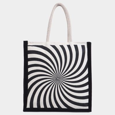 Black Canvas Lunch Bag