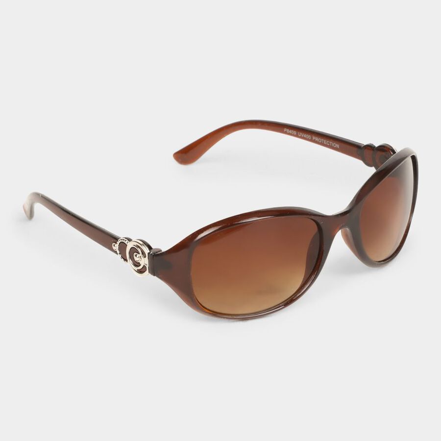 Women's Plastic Gradient Round Sunglasses, , large image number null