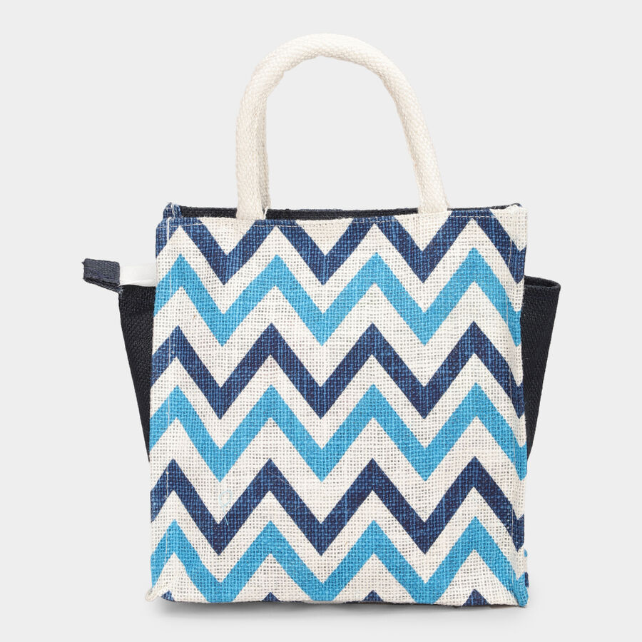 Blue Jute Handy Pouch, , large image number null