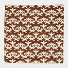 Brown Polyester Cushion Cover, , small image number null