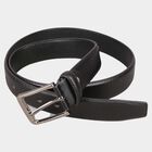 Men's Black Polyurethane Formal Belt, , small
