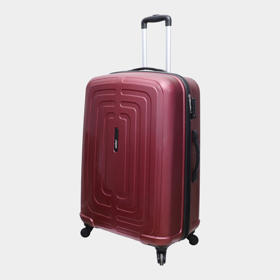 4-Wheel Wine Polycarbonate Hard Case Trolley, Large, , large image number null
