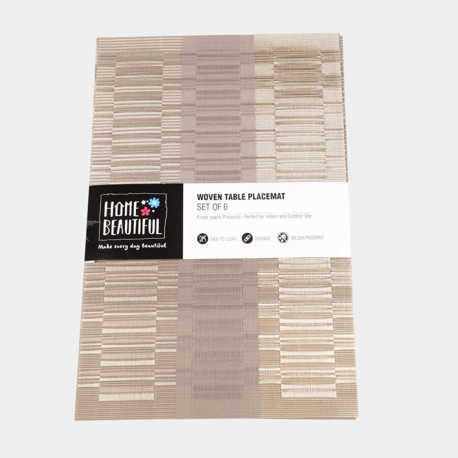 PVC Brown Table Mat, , large image number null