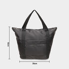 Women's Black Fabric-Polyester Tote Bag, , small image number null