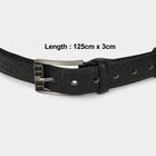 Black Pu Casual Belt, , small image number null