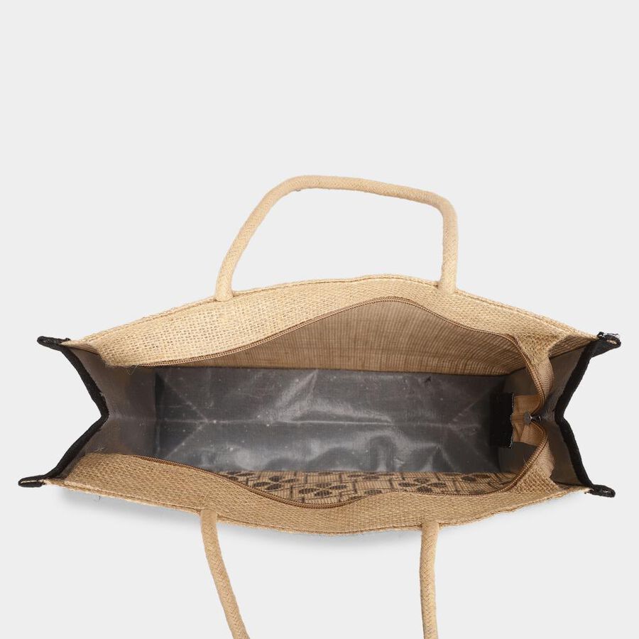 Beige Jute Bag, , large image number null