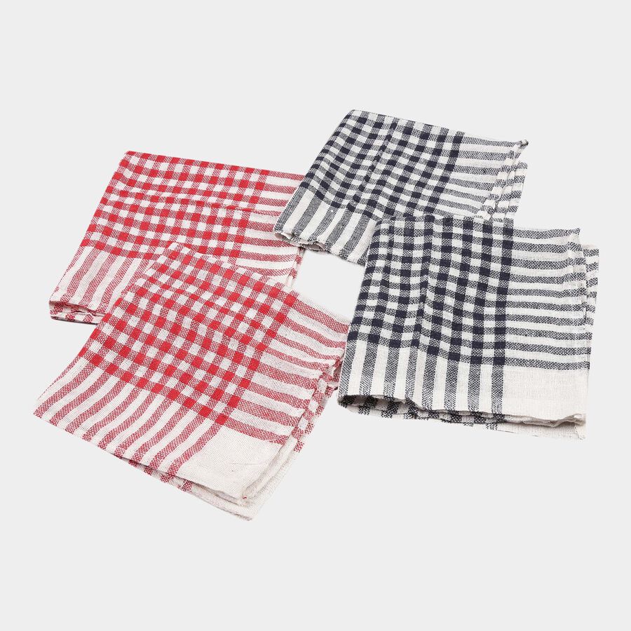 Set Of 4 Cotton Kitchen Napkin, , large image number null