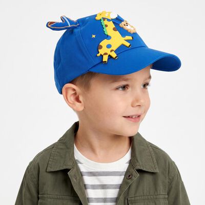 Kid's Blue Fabric Cap