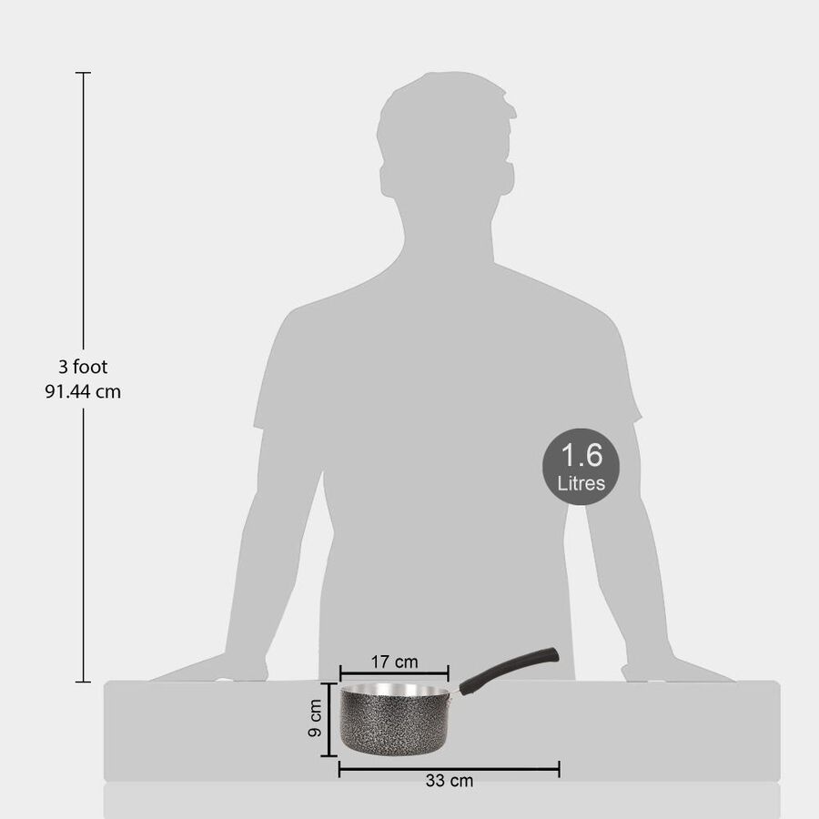 1.6 L Steel Saucepan, Induction Compatible, , large image number null
