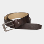 Men's Brown Polyurethane Casual Belt, 38 in. Waist, , small image number null