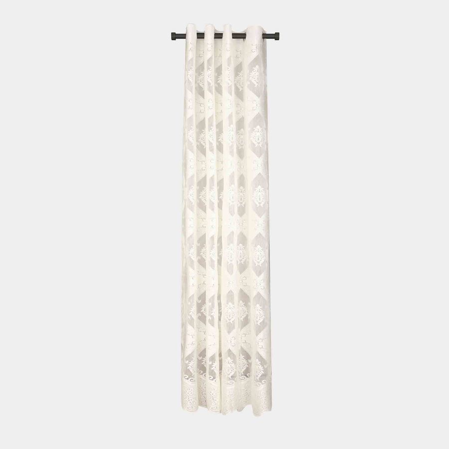 7ft. Beige Polyester Curtain, , large