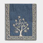 Blue Cotton Blend Sofa Cover, , small image number null