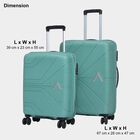 8-Wheel Polypropylene Hard Case Trolley, Set of 2, , small