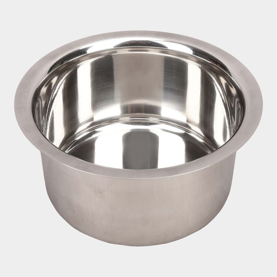 Stainless Steel Tope (Patila) - 20 cm, 1.6 L, Induction Compatible, , large image number null