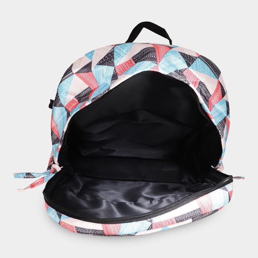 Women's Multicolor Fabric Backpack, , large