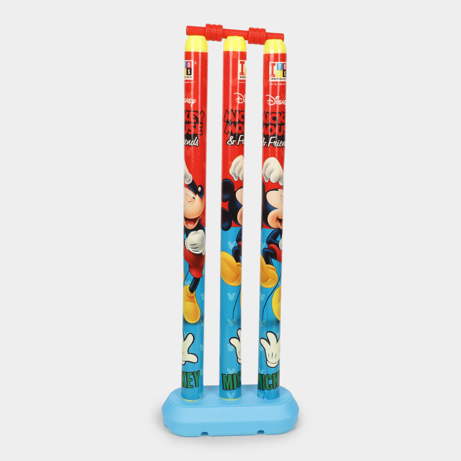 Mickey Mouse Plastic Cricket Set, , large