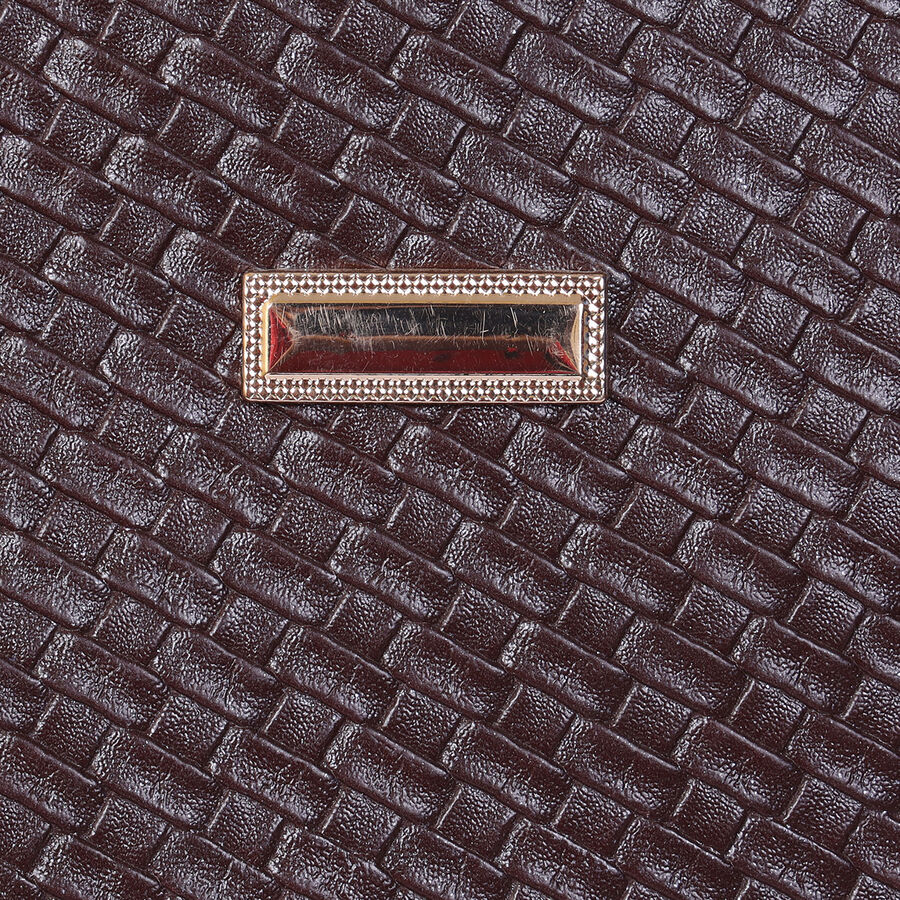 Women Solid Brown Handbag, , large image number null