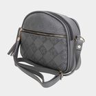 Women's Polyurethane Zipper Sling Bag, , small image number null
