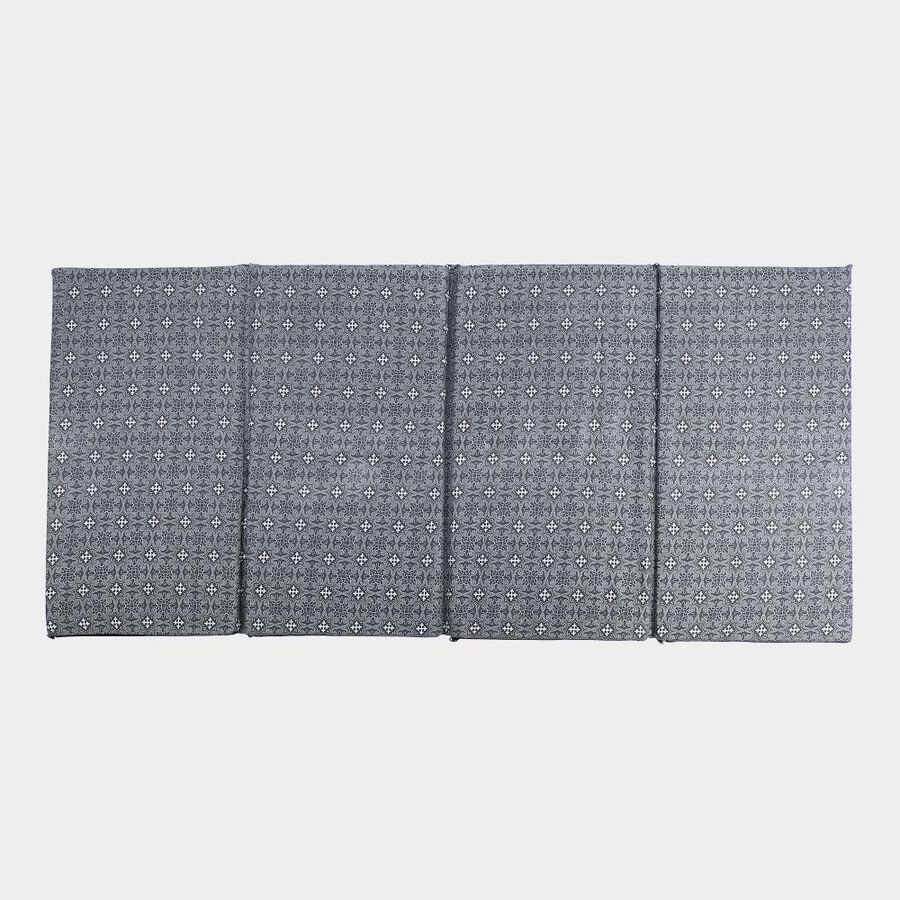 Grey Polyester Printed Mattress, , large