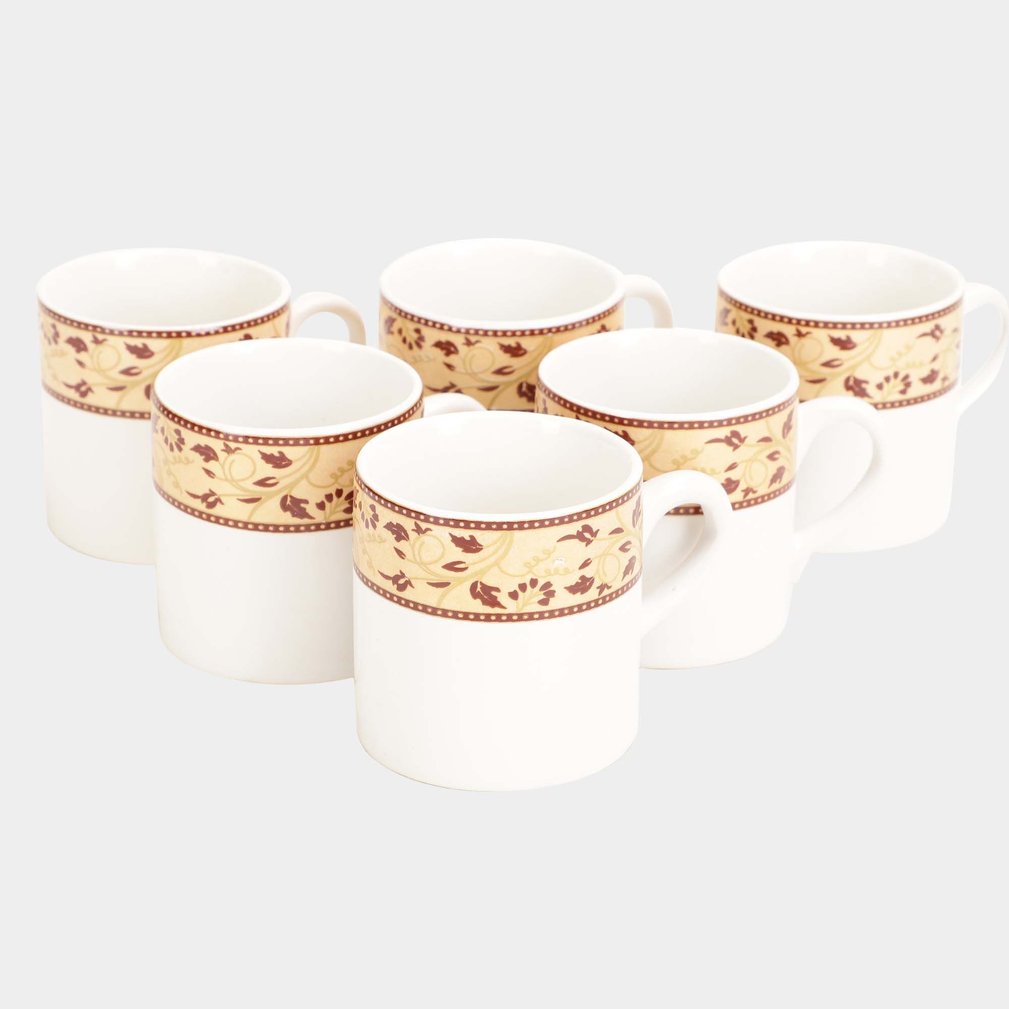 Home Finery                         120ml Stoneware Cup Set of 6