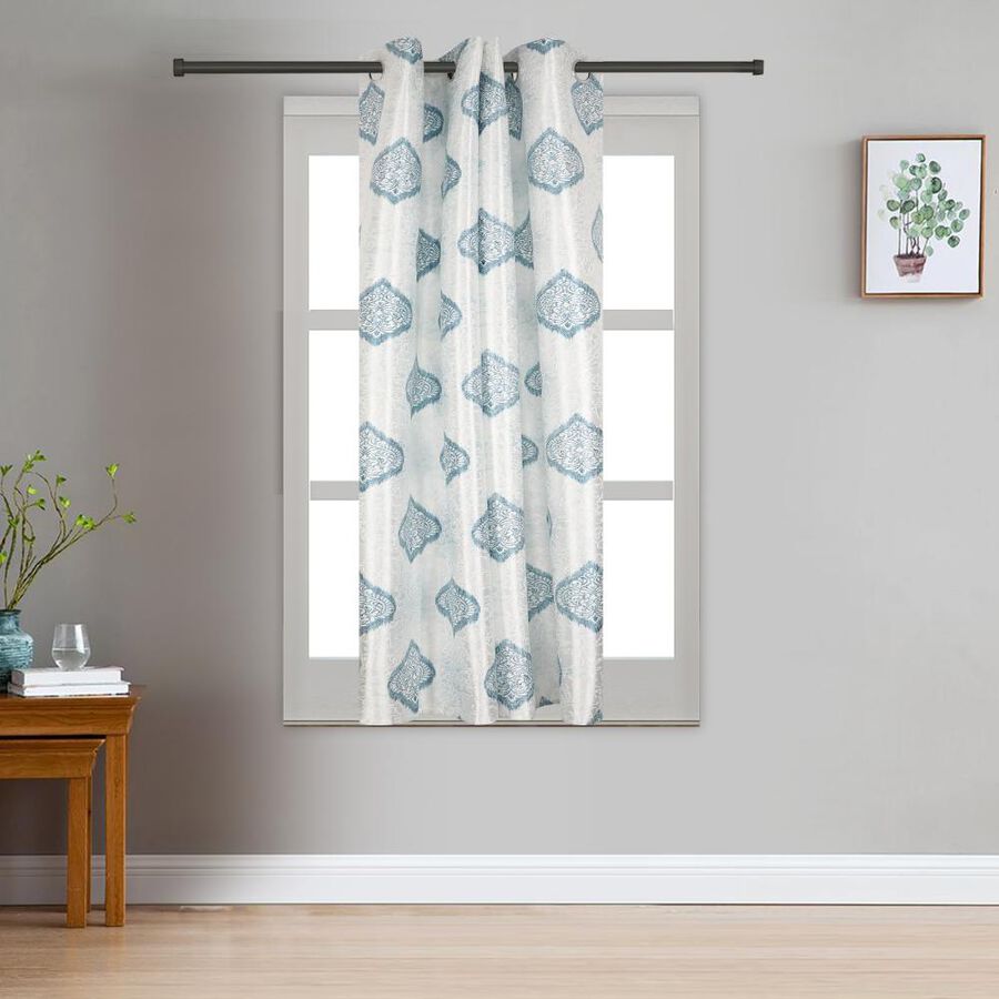 5ft. Light Blue Window Curtain, , large image number null