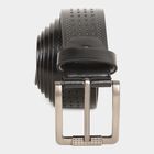 Men's Black Polyurethane Casual Belt, , small image number null