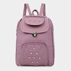 Women's Purple Polyurethane Backpack, , small image number null