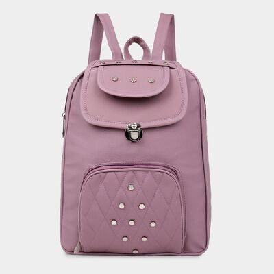 Women's Purple Polyurethane Backpack
