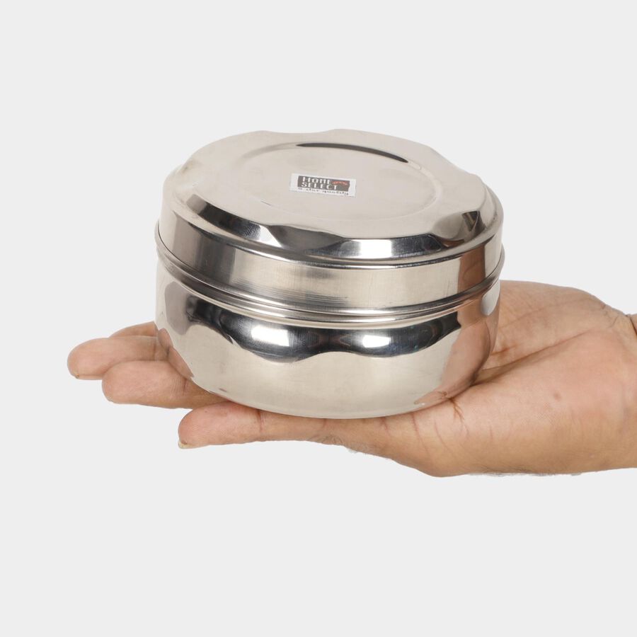 480 ml Steel Poori Dabba, , large image number null