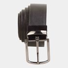 Men's Black Polyurethane Formal Belt, , small image number null