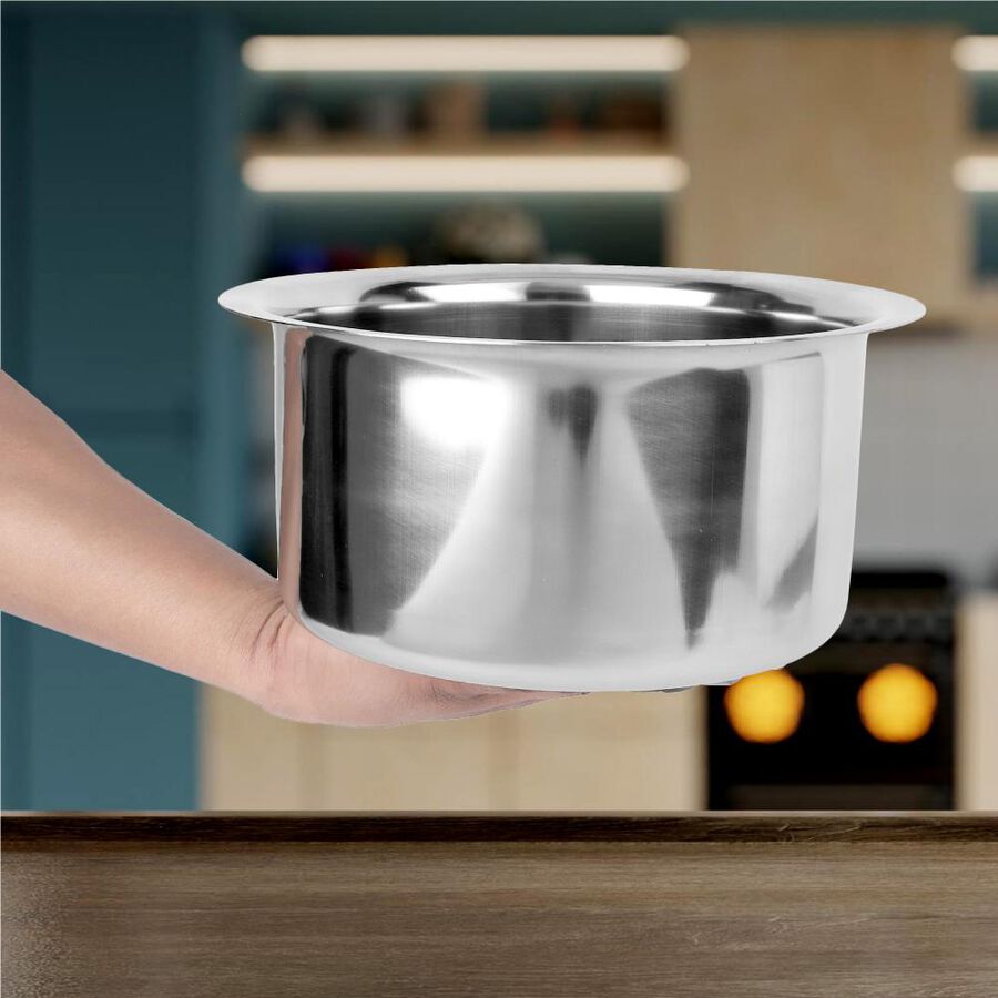 3.5 L Induction Compatible Stainless Steel Patila, , large image number null