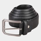 Men's Black Polyurethane Casual Belt, , small image number null