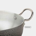 3 L Aluminum Kadhai, Induction Compatible, , small image number null