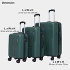 8-Wheel Polypropylene Hard Case Trolley, Set of 3, , small