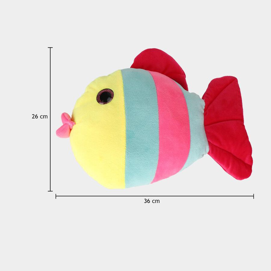 Kid's Colorful Rainbow Fish Soft Cusion Pillow, , large
