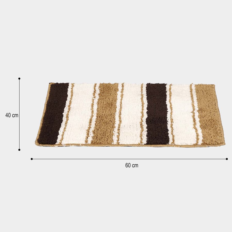 Anti-Skid Brown Polyester Door Mat, , large image number null