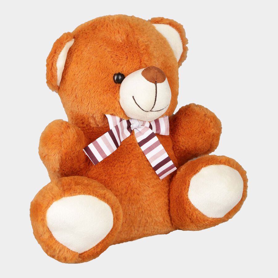 Brown Teddy Bear With Striped, , large image number null