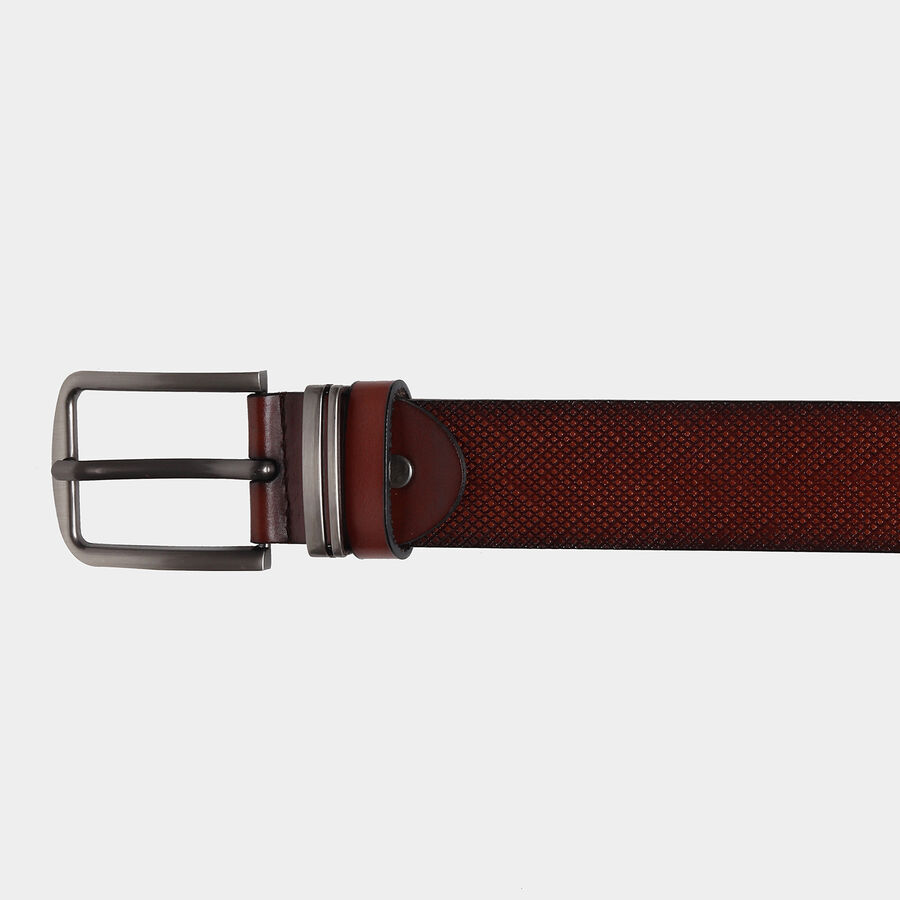 Men's Brown Polyurethane Casual Belt, , large image number null