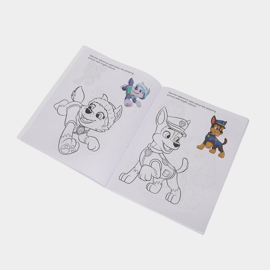 Kid's 16Pages Nickelodeon Paw Patrol Paper Colouring Book, , large