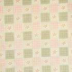Pastel Green Cotton Floral Printed Single Bedsheet, , small