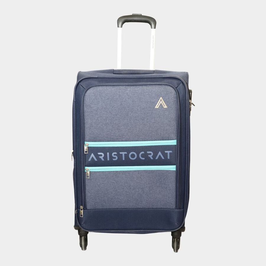 4-Wheel Polyester Soft Case Trolley, Medium, , large image number null