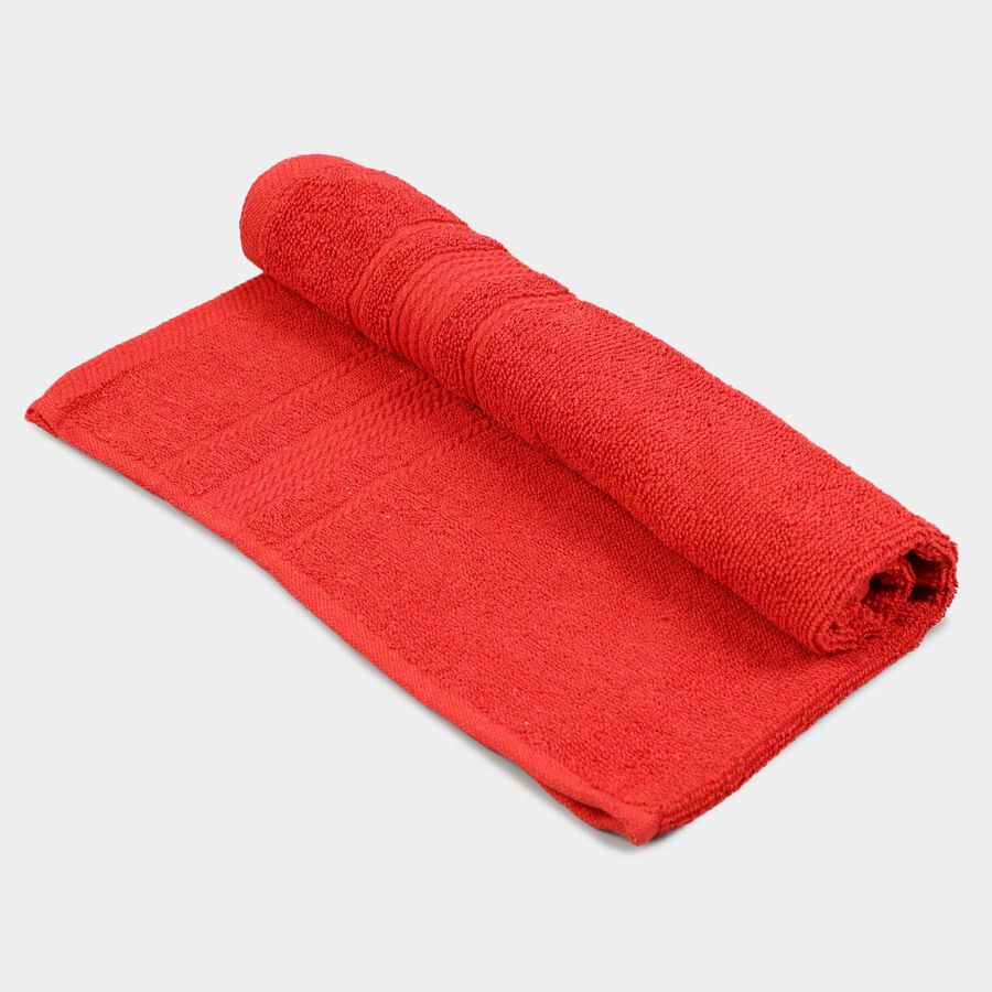 500 GSM Red Cotton Hand Towel, , large image number null