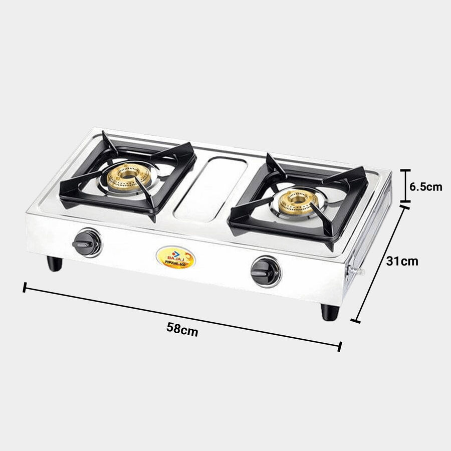 2 Burner Gas Stove, , large image number null
