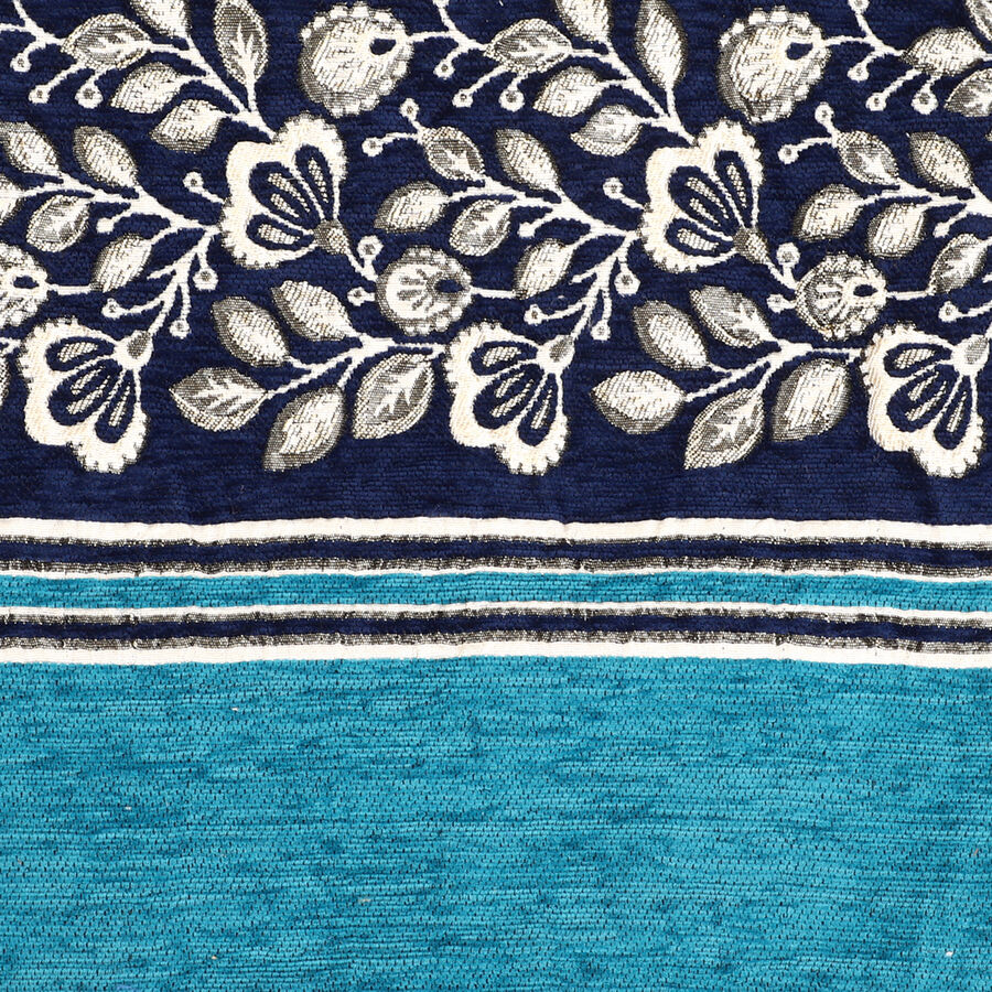 Blue Polyester Cushion Cover, , large image number null