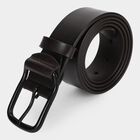Men's Brown PU Belt, , small