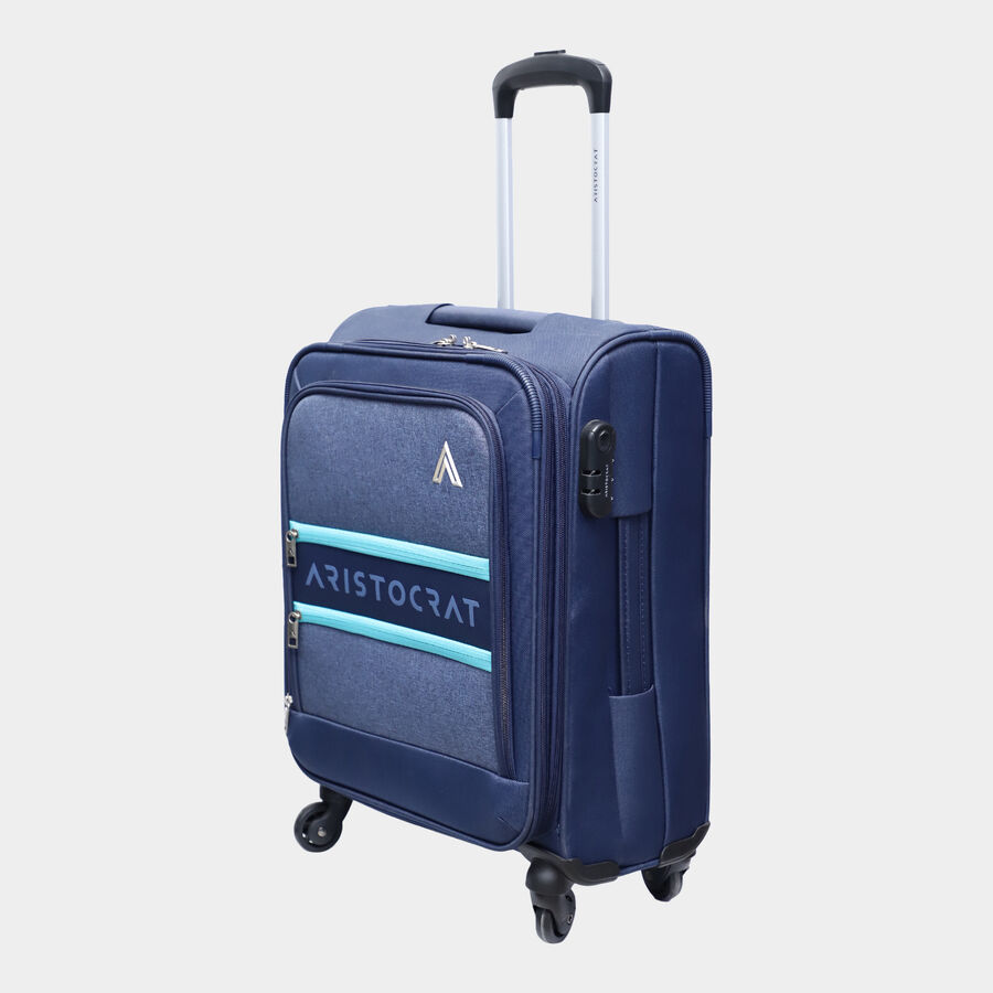 4-Wheel Polyester Soft Case Trolley, Small, , large image number null